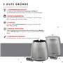 SWISSHOME Grand cendrier XL avec couvercle pour l'intérieur et l'extérieur Avec cendrier de poche – L'original