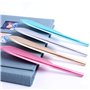 10 pièces Stylos Fantaisie Forme de Plume Stylos à Bille à Encre Liquide à Séchage Rapide Stylo Plume en Plastique pour Fille et