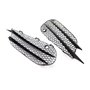 GSRECY Grille de pare-chocs avant compatible avec Mercedes Classe C W205 C180 C200 C260 2015-2018, Noir