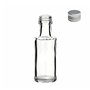 gouveo set de 48 bouteilles en verre 20 ml Dorica avec bouchon à vis argent - mini bouteille 0,02 l à remplir - bouteilles en ve