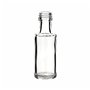 gouveo set de 48 bouteilles en verre 20 ml Dorica avec bouchon à vis argent - mini bouteille 0,02 l à remplir - bouteilles en ve