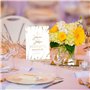 KBNIAN 20 Pcs Mini Chevalet de Table en Bois Naturel Chevalet de Menu Marque Place Porte Nom pour Mariage Reataurant Petit Cheva