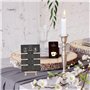 KBNIAN 20 Pcs Mini Chevalet de Table en Bois Naturel Chevalet de Menu Marque Place Porte Nom pour Mariage Reataurant Petit Cheva