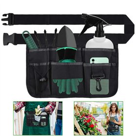 KBNIAN Ceinture Travail Porte Outils avec 7 Pochettes Ceinture Bricoleur Ceinture Charpentier Ceinture Porte Outillage Professio