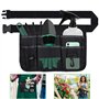 KBNIAN Ceinture Travail Porte Outils avec 7 Pochettes Ceinture Bricoleur Ceinture Charpentier Ceinture Porte Outillage Professio