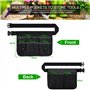 KBNIAN Ceinture Travail Porte Outils avec 7 Pochettes Ceinture Bricoleur Ceinture Charpentier Ceinture Porte Outillage Professio