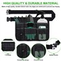 KBNIAN Ceinture Travail Porte Outils avec 7 Pochettes Ceinture Bricoleur Ceinture Charpentier Ceinture Porte Outillage Professio