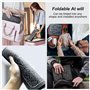 Masseur Électrique Pied, Machine de Massage des Pieds EMS,Masseur de Pieds Électrique, Tapis de Masseur de Pied d'USB Portable, 