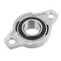 Xnrtop KFL005 Lot de 2 roulements à bride auto-alignant en alliage de zinc 25 mm