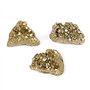 Namvo 2 pièces Pierre de Pyrite Naturelle et minéraux Pierre de Quartz en Cristal Naturel pour Divination Chakra énergie Pierres