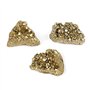 Namvo 2 pièces Pierre de Pyrite Naturelle et minéraux Pierre de Quartz en Cristal Naturel pour Divination Chakra énergie Pierres