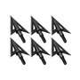 Namvo 6 pièces en Acier Inoxydable flèche de Poisson en métal tir à l'arc Broadheads 100Grain Traditionnel de Chasse en Plein ai