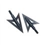 Namvo 6 pièces en Acier Inoxydable flèche de Poisson en métal tir à l'arc Broadheads 100Grain Traditionnel de Chasse en Plein ai