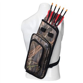 Namvo Pochette de tir à l'arc portable multifonction sac de rangement pour flèche de tir à l'arc facile à sortir accessoire de t