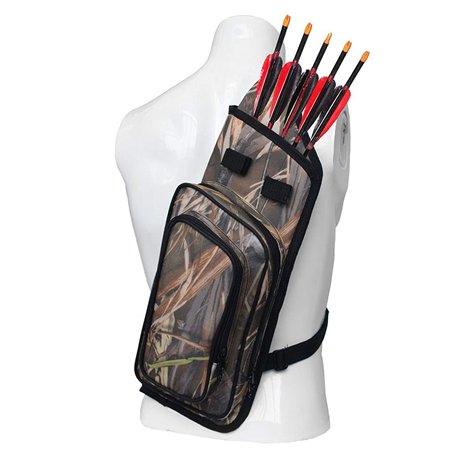 Namvo Pochette de tir à l'arc portable multifonction sac de rangement pour flèche de tir à l'arc facile à sortir accessoire de t