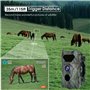 COOLIFE Caméra de Chasse 4K 48MP Vision Nocturne 35m Vitesse de Déclenchement 0.1s Infrarouge 46 pcs Low Glow IR LEDs Nocturne a
