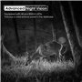 COOLIFE Caméra de Chasse 4K 48MP Vision Nocturne 35m Vitesse de Déclenchement 0.1s Infrarouge 46 pcs Low Glow IR LEDs Nocturne a