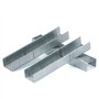 NUZAMAS Lot de 3000 agrafes mixtes d'extérieur – Pour porte, U et T (1 000 de chaque) – Pistolet agrafeur robuste et tranchant, 