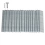 NUZAMAS Lot de 3000 agrafes mixtes d'extérieur – Pour porte, U et T (1 000 de chaque) – Pistolet agrafeur robuste et tranchant, 