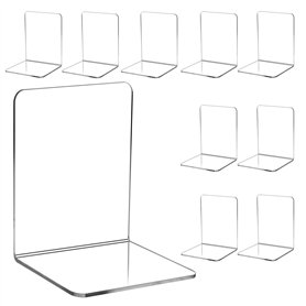 Mozvvco Serre Livres en Acrylique Transparent