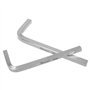 Cloudpower Lot de 7 clés à tête carrée en acier au chrome vanadium, taille 3 mm, 10 mm, pour vis carrées