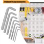 Cloudpower Lot de 7 clés à tête carrée en acier au chrome vanadium, taille 3 mm, 10 mm, pour vis carrées