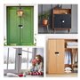 2 Pièces Loquet pour Porte Verrou de Fermoir Moraillon Avec Vis
