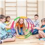 Topzora Lot de 2 cerceaux Hoola Hoop - 8 nœuds amovibles - Pour l'intérieur et l'extérieur - Pour le fitness, la gymnastique, la