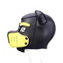 SIUNRIYO Costume de Fête d'halloween Masque intégral pour Chien et Chiot Tête Pleine avec Oreilles 10 Couleurs (Noir+Jaune)