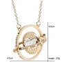 YouU 4 pcs Time Turner Golden Collier et Bracelets pour Collection ou Décorations Magique Cosplay Costume Bijoux Cadeau