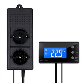 RéGulateur de TempéRature Thermostat Digital Avec Sonde NTC 220V Pour Chauffage Refroidissement RéGulateur de TempéRature Pour A