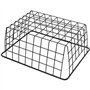 paniers de rangement en métal pour salle de bain