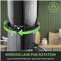 AMZCHEF Extracteur de jus avec 2 filtres brevetés NON obstruants pour les fruits et légumes mous et durs avec un rendement élevé