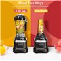 AMZCHEF 2-EN-1 Blender Mixeur 2000W | Blender Professionnel 1,85L et Mini Mixeur Smoothie 600ml | Blender Mixeur Puissant avec P