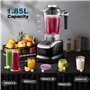AMZCHEF 2-EN-1 Blender Mixeur 2000W | Blender Professionnel 1,85L et Mini Mixeur Smoothie 600ml | Blender Mixeur Puissant avec P
