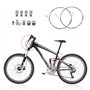 2 Mètres Universel Moto Câble de Gaz Accélérateur Ø2mm Argent Câble D'accélérateur Câble D'embrayage Kit de Réparation de Câble 