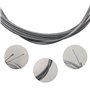 2 Mètres Universel Moto Câble de Gaz Accélérateur Ø2mm Argent Câble D'accélérateur Câble D'embrayage Kit de Réparation de Câble 