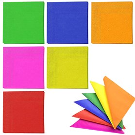 120 Pièces Serviettes en Papier Colorées Serviettes de Mariage Serviettes Cocktail Boissons à 2 Plis Serviettes de Table Serviet
