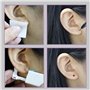 10 Pcs Perceur D'oreille, Kit de Perçage D'oreille Stériles Jetable Pistolet Piercing Oreille Pistolet de Perçage D'oreille Sans
