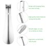 UNIDEAL 3 Pièces Chausse Pied en Acier Inoxydable, Chausse Pied Métal 42 cm & 30 cm & 15 cm, Chausse Pied Long Manche pour Encei