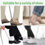 UNIDEAL 3 Pièces Chausse Pied en Acier Inoxydable, Chausse Pied Métal 42 cm & 30 cm & 15 cm, Chausse Pied Long Manche pour Encei