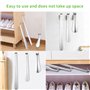 UNIDEAL 3 Pièces Chausse Pied en Acier Inoxydable, Chausse Pied Métal 42 cm & 30 cm & 15 cm, Chausse Pied Long Manche pour Encei