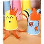 100 Pièces 250ml Gobelet en Papier de Couleur Noel Gobelets en Papier Gobelet Carton Anniversaire Goblets