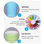 JOSPL Gobelet Carton, 100 Pièces 250ml Gobelet en Papier de Couleur Noel Gobelets en Papier Gobelet Carton Anniversaire Goblets 