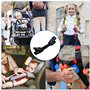 Rseuphiee 2 Pièces Clip Ceinture Siege Auto, Clip de Sangle Enfant Auto, Pince Harnais Siège Auto, Sécurité Voiture Chest Clip, 