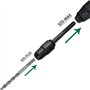 Monkey King Bar SDS Max à SDS Plus Adaptateur(250MM)-Marteau de perçage Mandrin à serrage rapide Prise électrique Mandrin de per