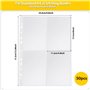 pochette plastique carte avec 4 Compartim
