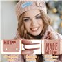 Lot de 50 Étiquettes Fait Main à Coudre – 5 Designs en Cuir PU, Étiquettes Personnalisées à Coudre pour DIY, Accessoire Couture,
