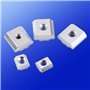 Jadeshay Écrous en T EU20-M5 écrou Coulissant en T en Acier au Carbone revêtu de Nickel 50pcs / lot pour Accessoires profilés en