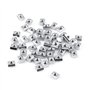 Jadeshay Écrous en T EU20-M5 écrou Coulissant en T en Acier au Carbone revêtu de Nickel 50pcs / lot pour Accessoires profilés en